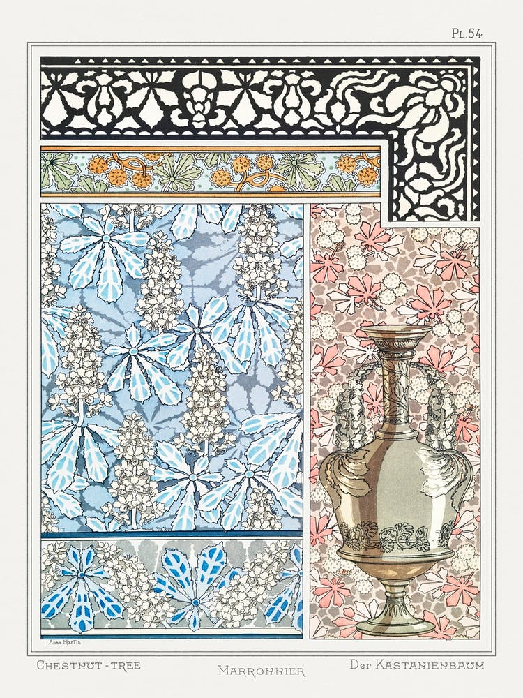 Chestnut Tree From The Plant And Its Ornamental Applications (1896), Maurice Pillard Verneuil