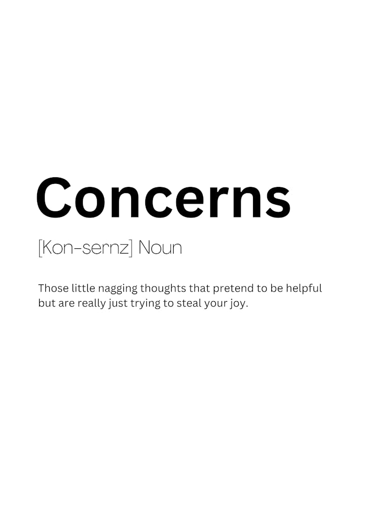 Concerns Definition Meaning