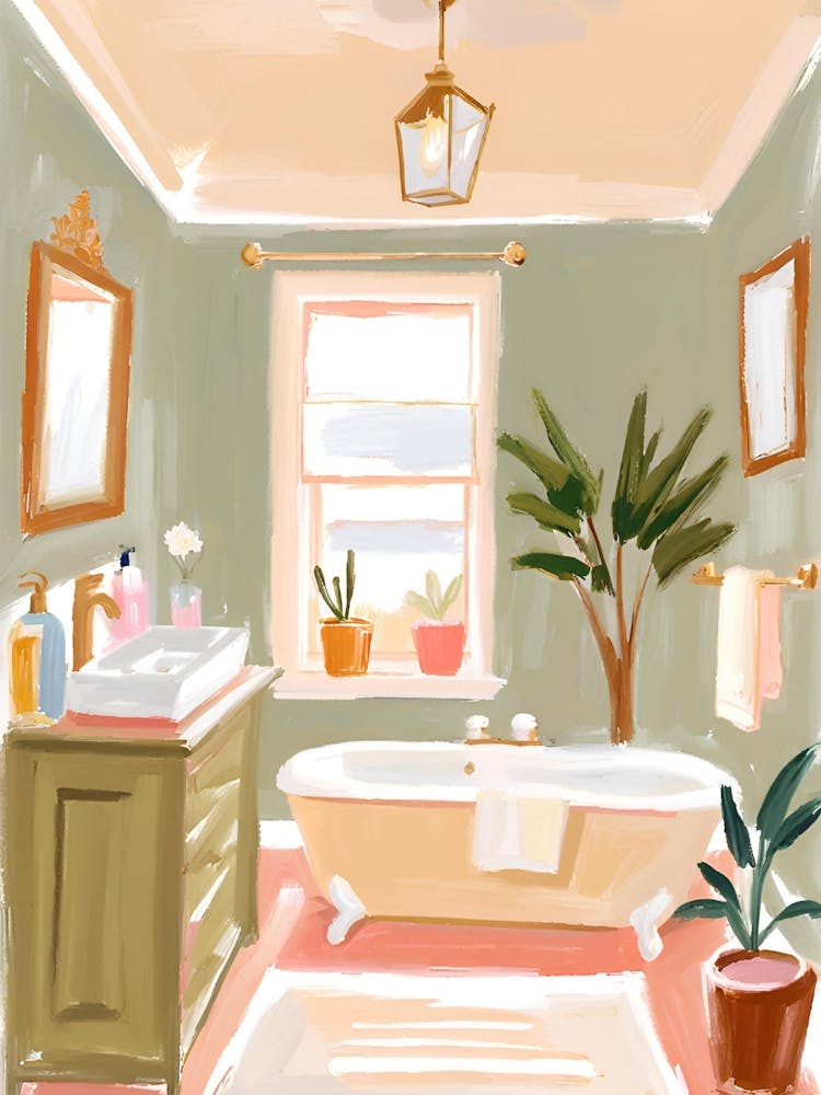 Bathroom Painting Bath