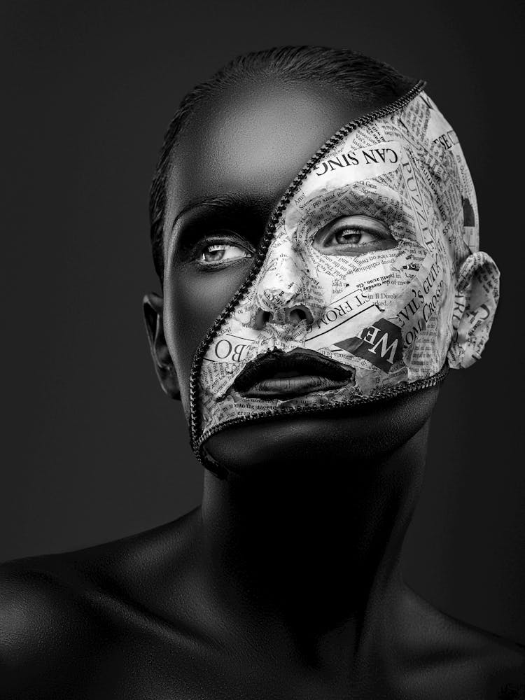 Black And White Portrait Of A Woman 23