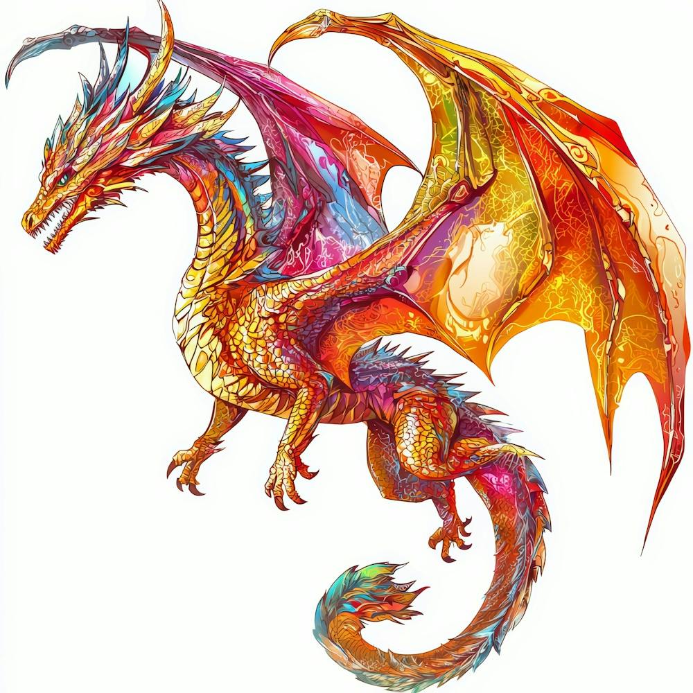 Dragon art print