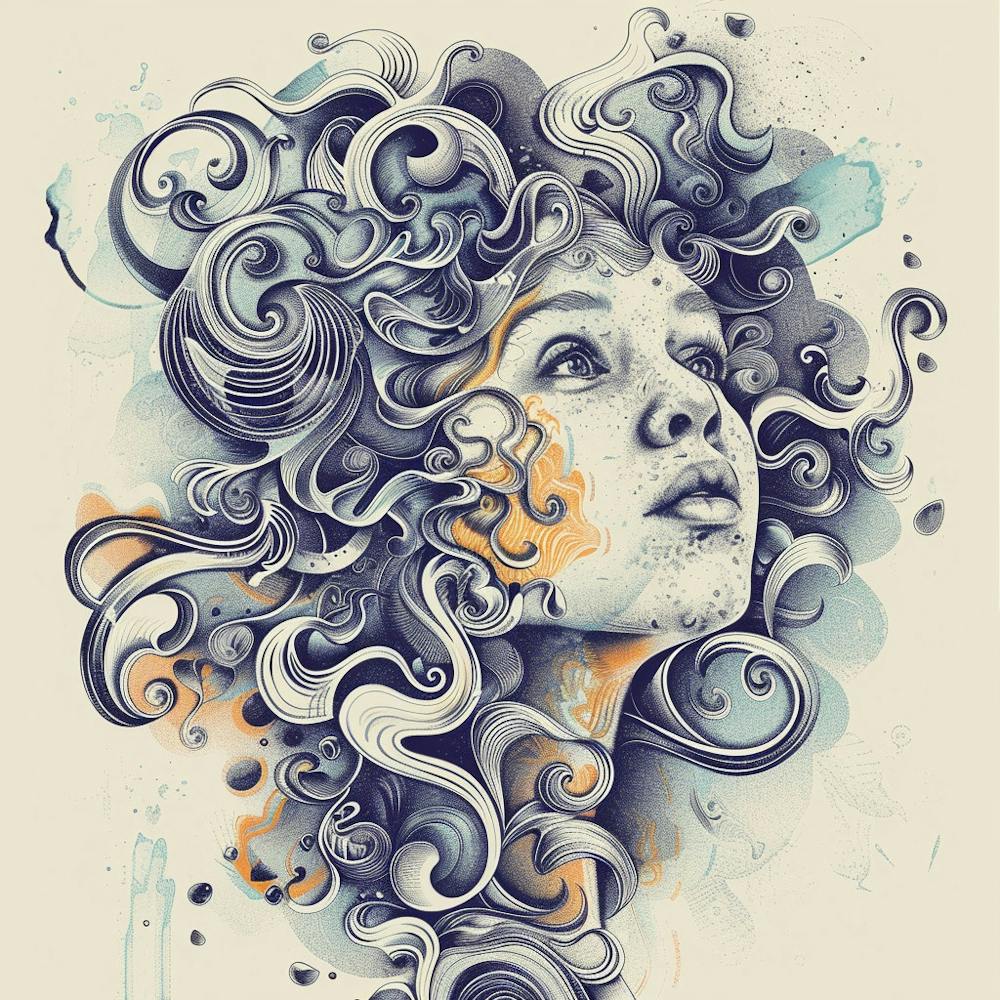 Girl With Curly Hair
