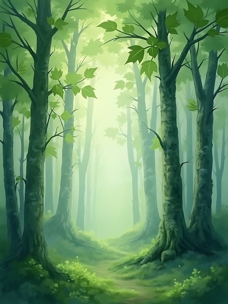 Soothing Blue Blossom Trail