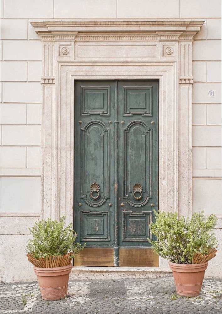 Vintage Door In Rome