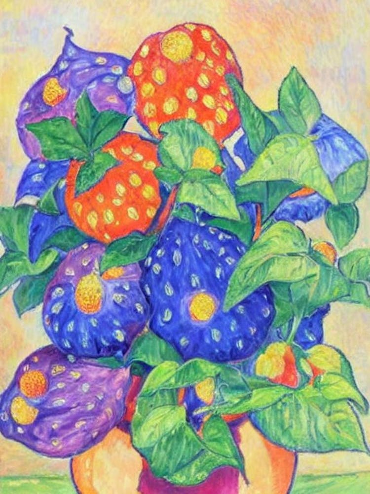 Kiwano Vintage Sketch Fruit