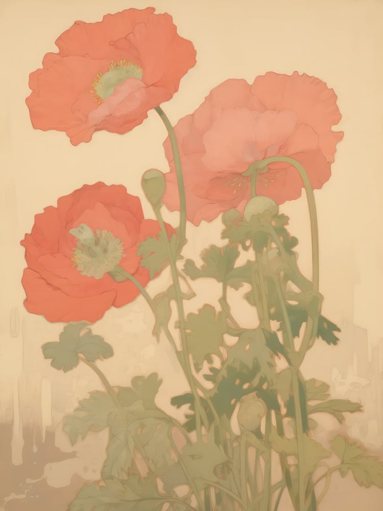 Muted Tones Flowers 4