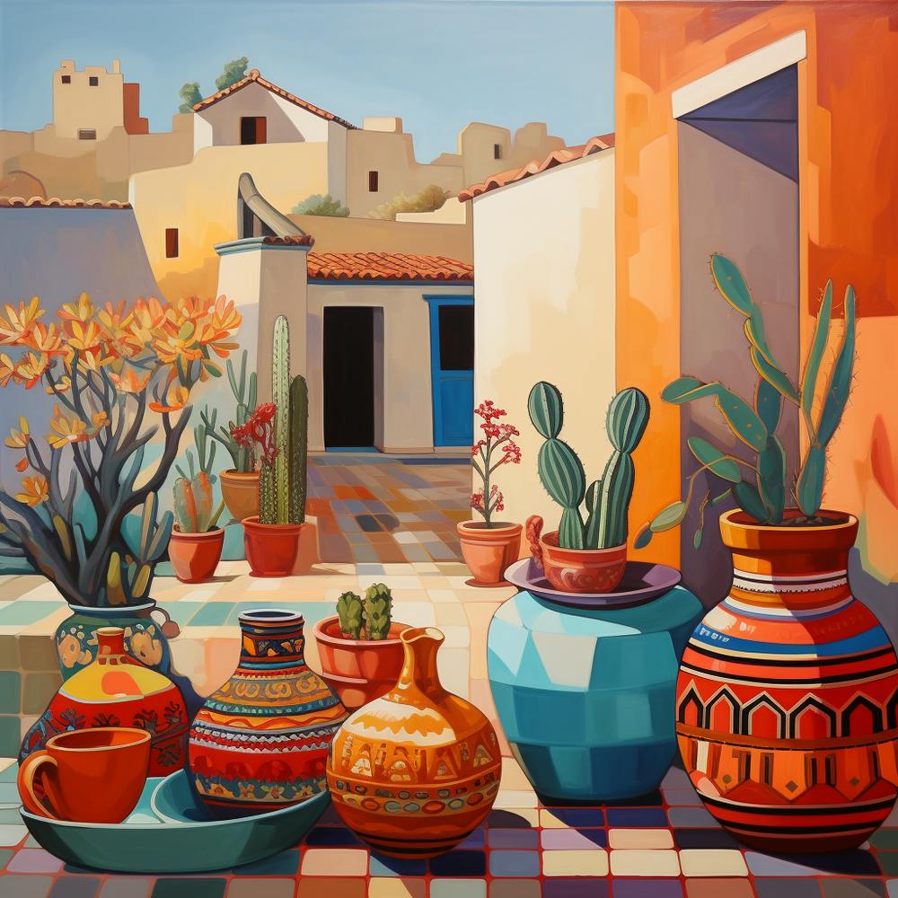 Pots And Cactus 1