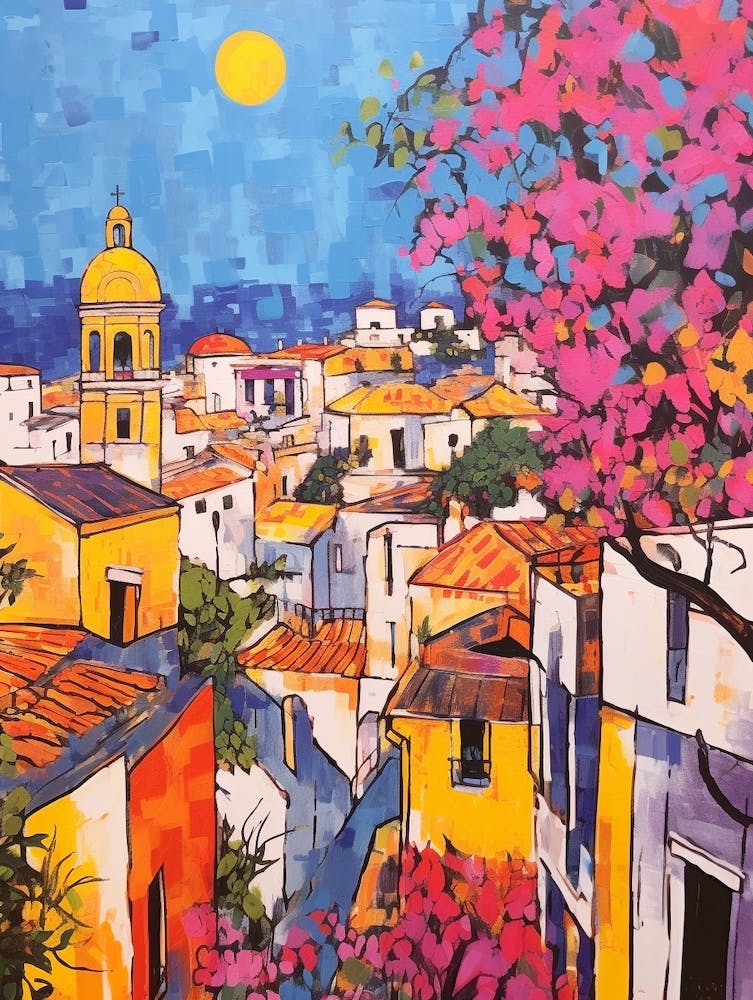 Catania Italy 4 Fauvist Painting