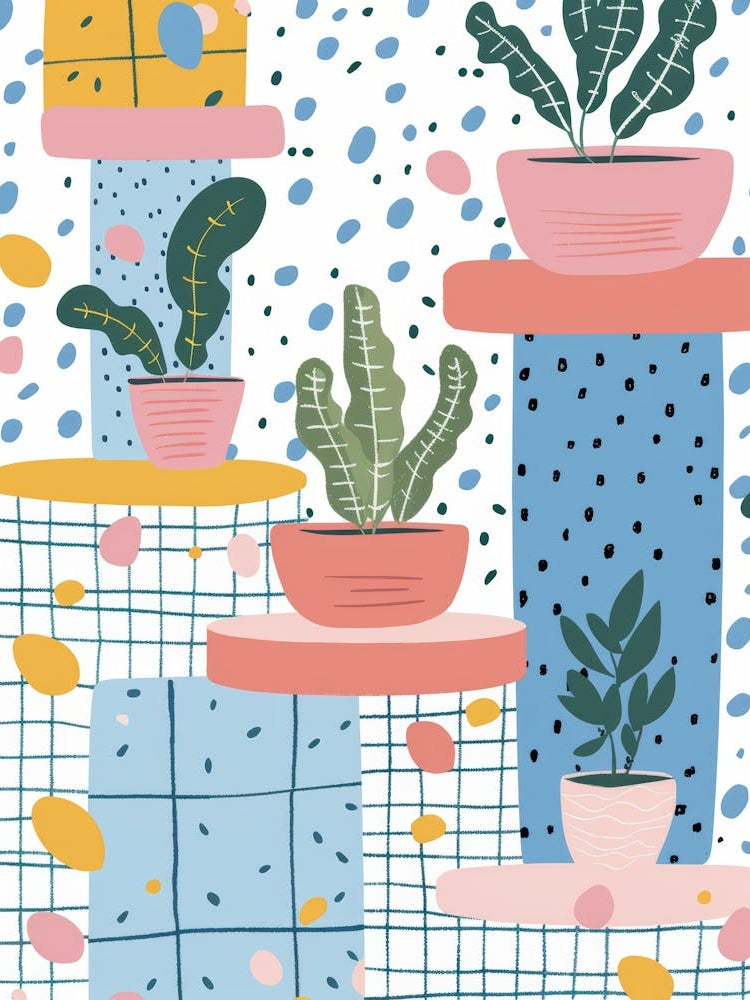Potted Plants Pattern