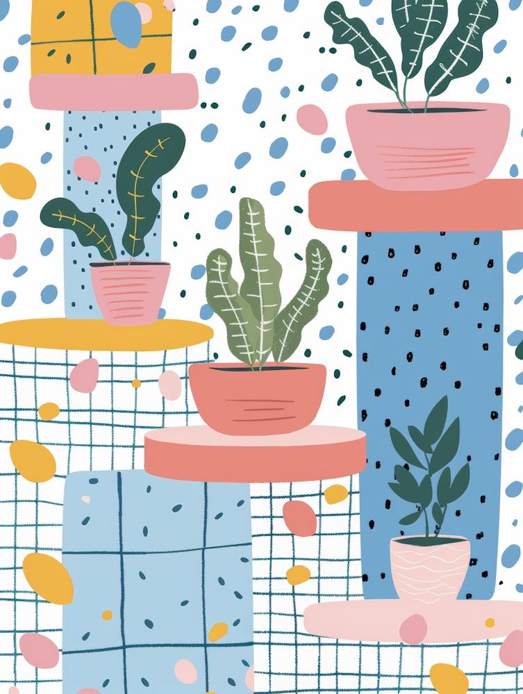Potted Plants Pattern