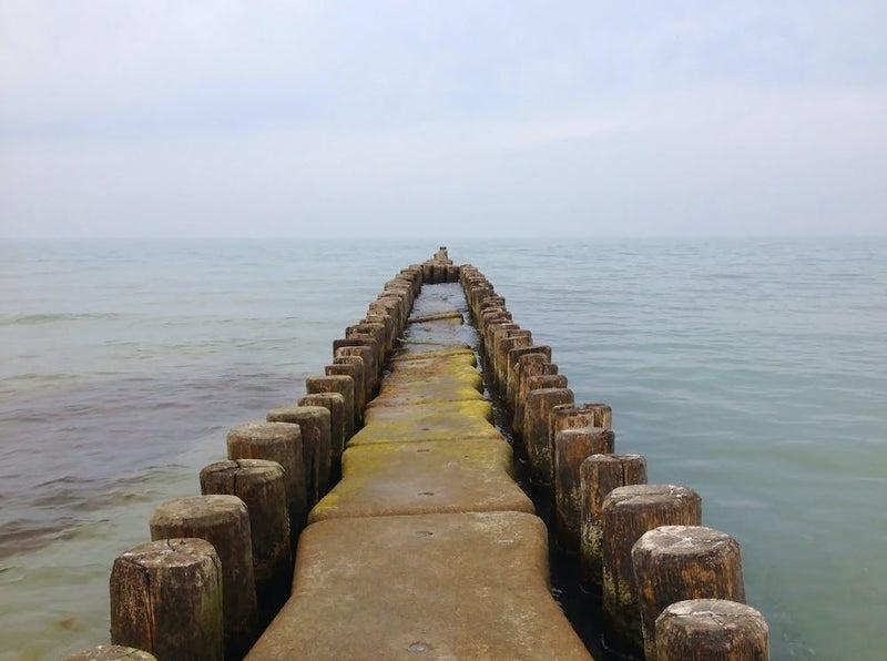 Pier at the North Sea