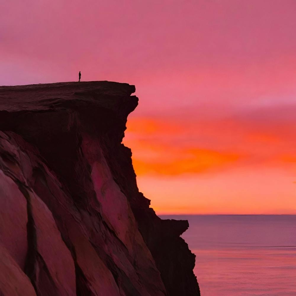 Sunset At The Cliffs 1