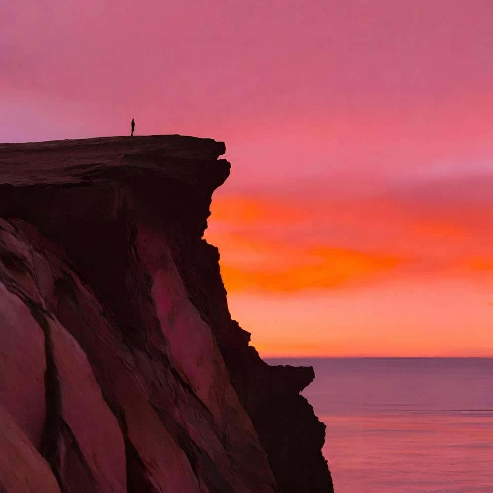 Sunset At The Cliffs 1