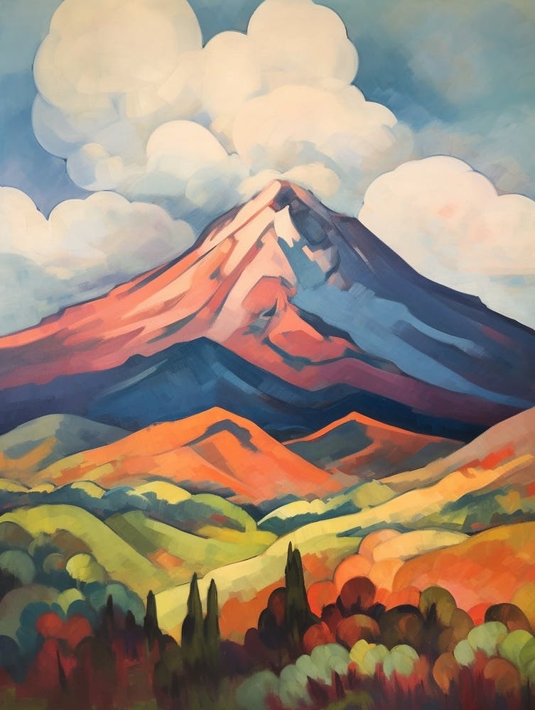 Pico De Orizaba Mexico 2 Mountain Painting