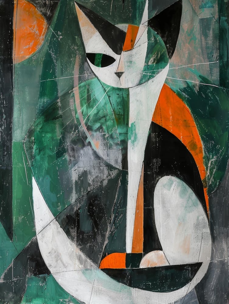 Abstrakte Katze 13