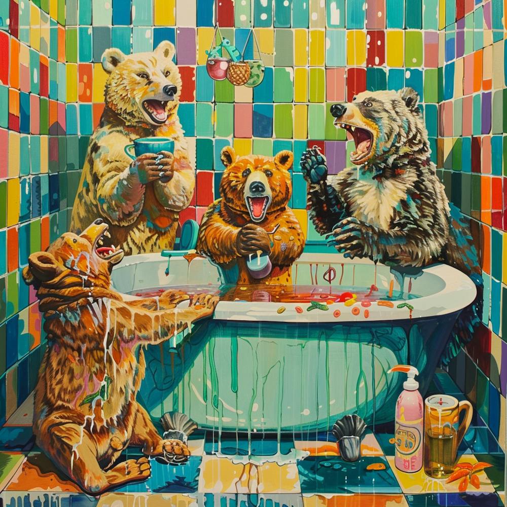 Bears In The Bath 2