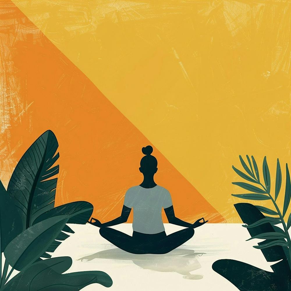 A Yoga Session Minimal Illustration 1718673713 1