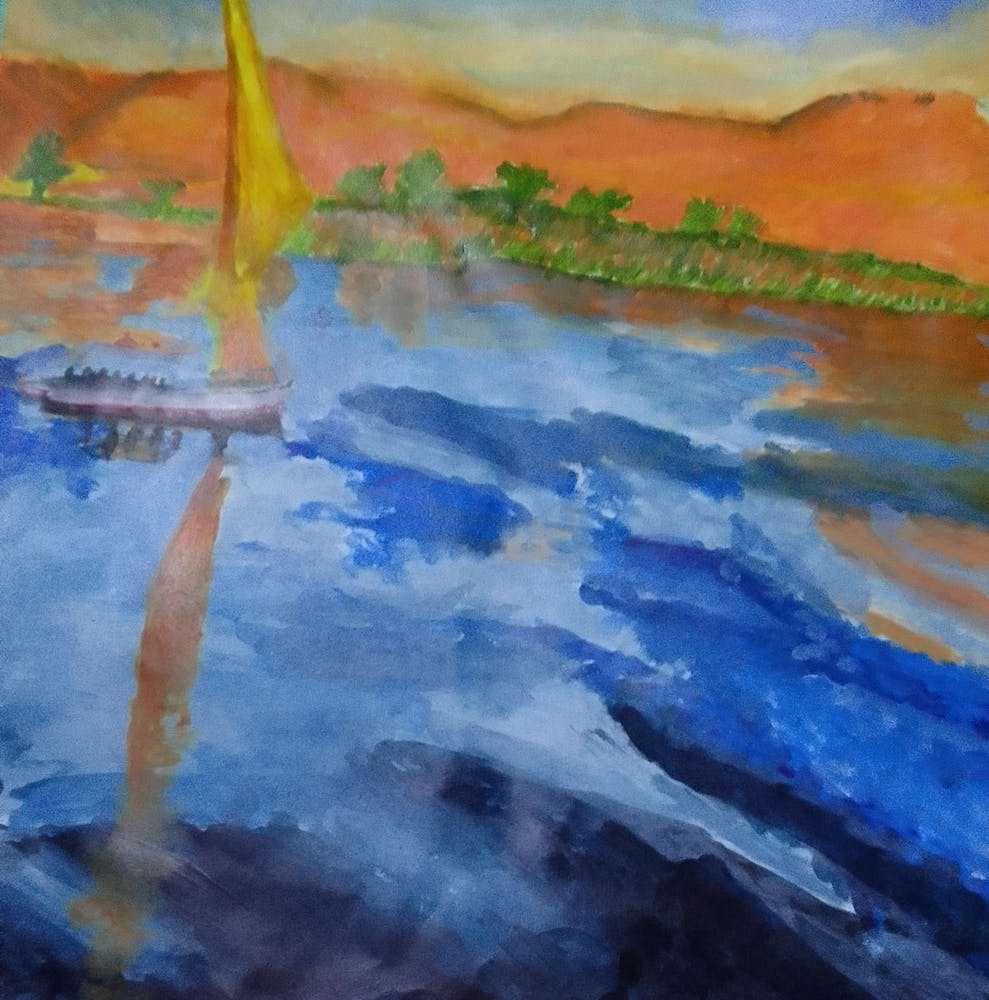 Sailboat On The Nile
