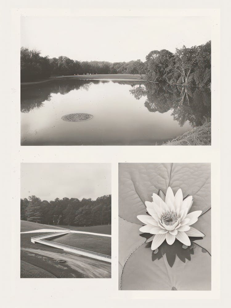 Lotusblume Fotocollage 3