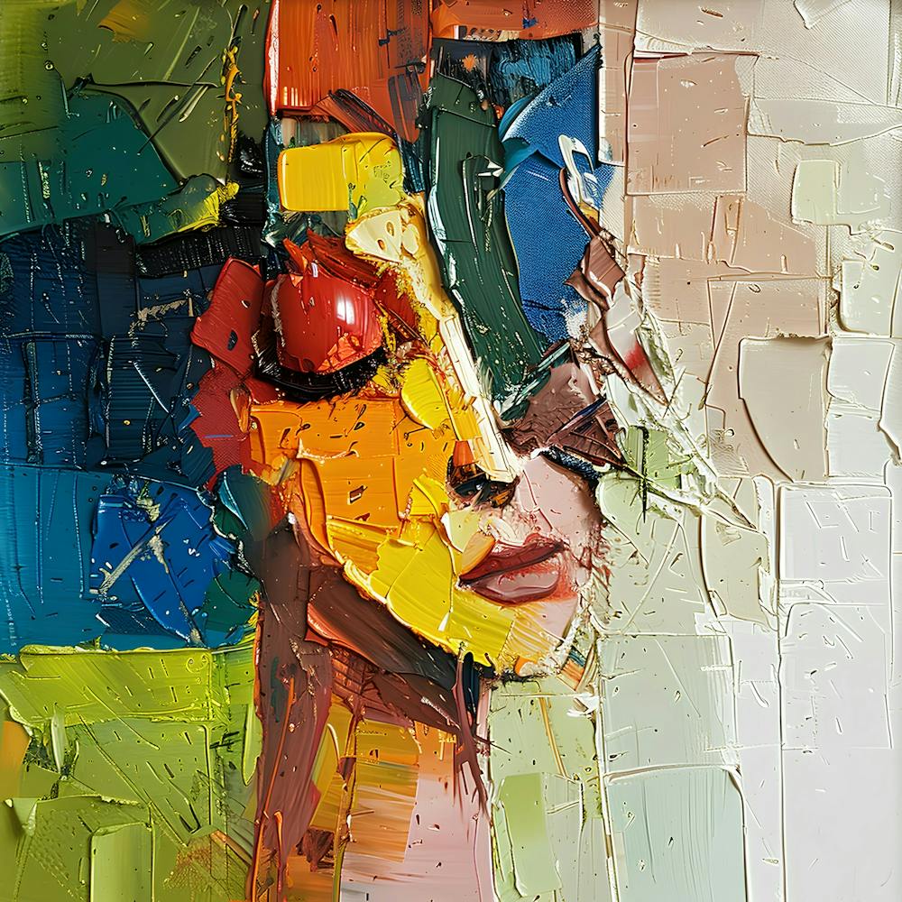 Abstract Painting Collecting myself