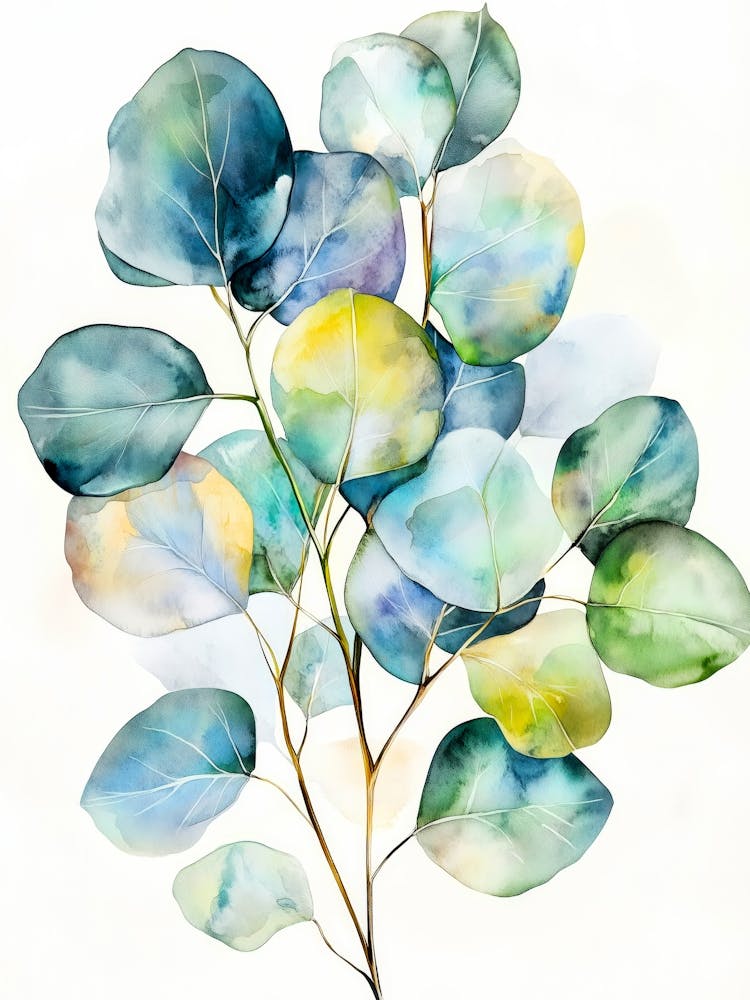 Eucalyptus nature floral art 6