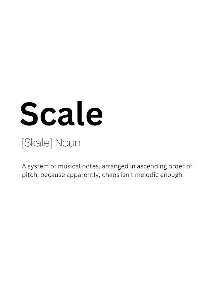 Scale Definition Meaning