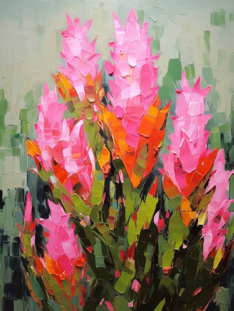 Cactus Painting Notocactus 1