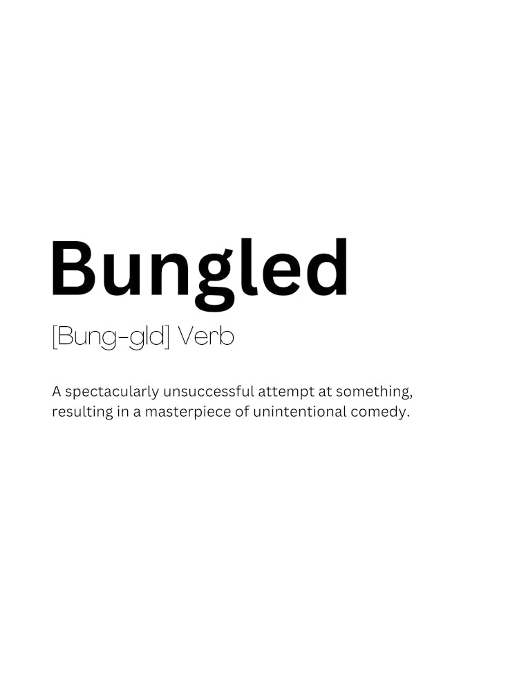 Bungled Definition Meaning