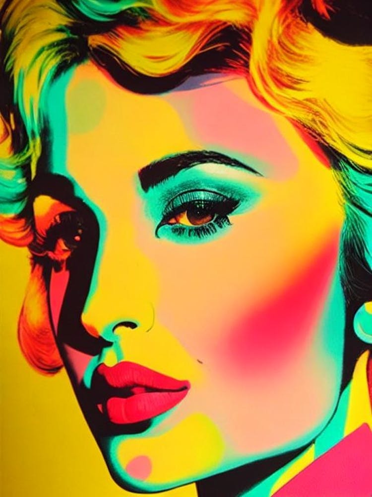 Payal Dev Colourful Pop Art