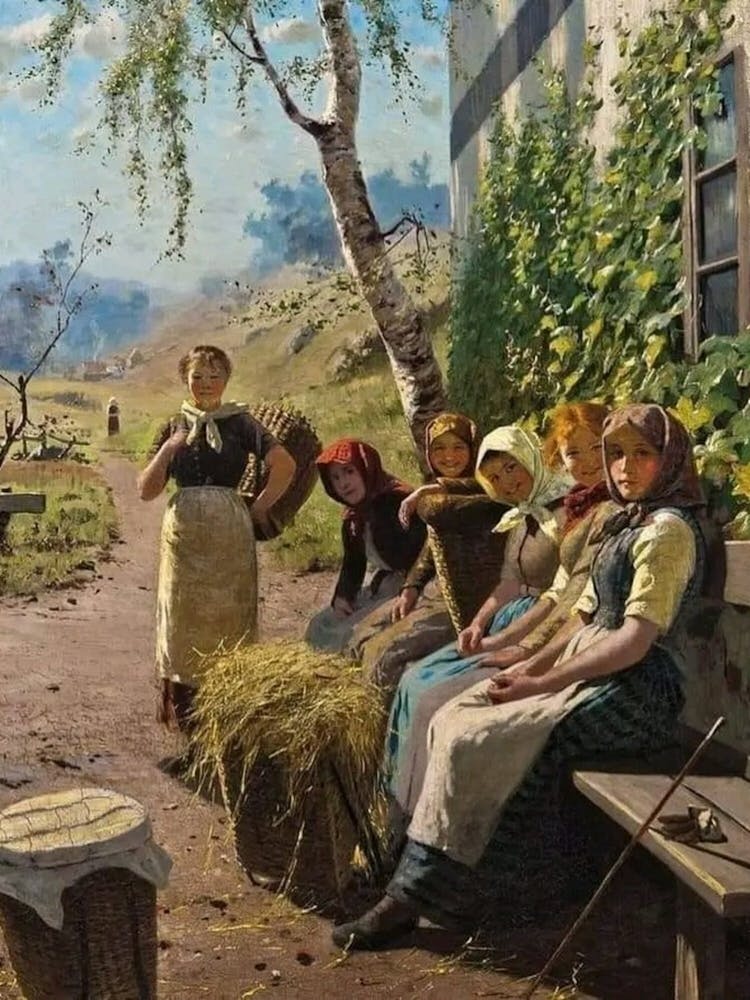 Women In Hay
