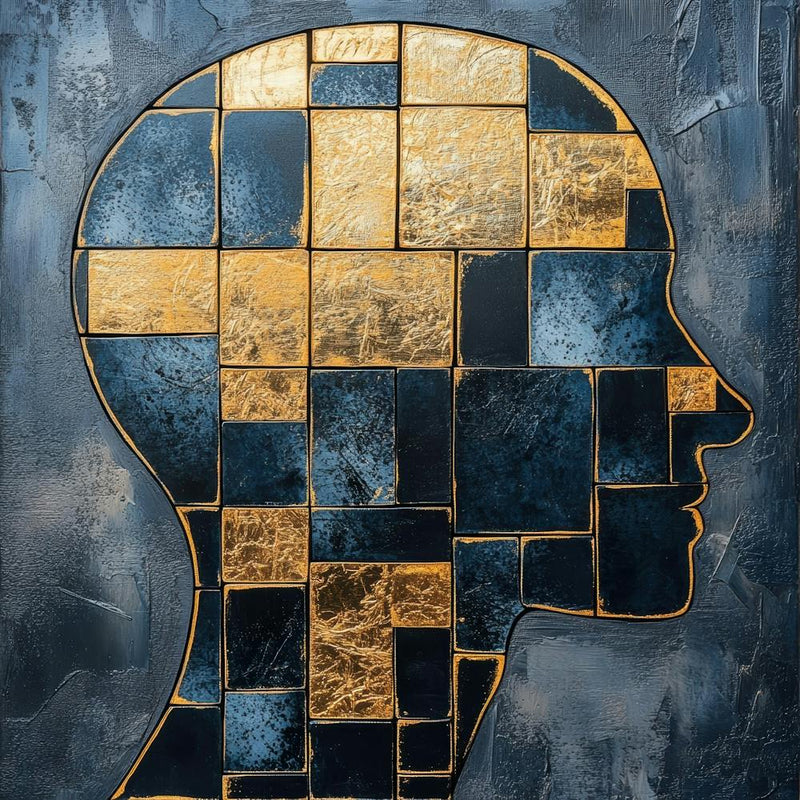 Gold And Blue Head