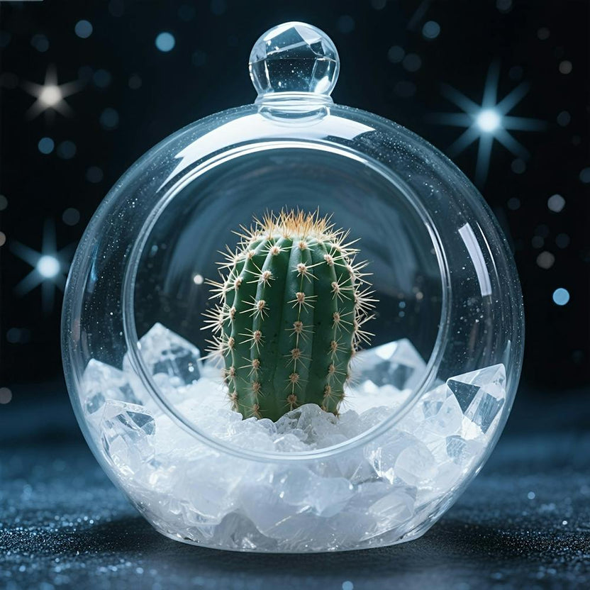 Cactus In A Glass Dome