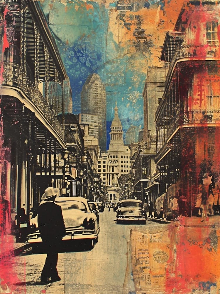 Retro New Orleans Collage 3