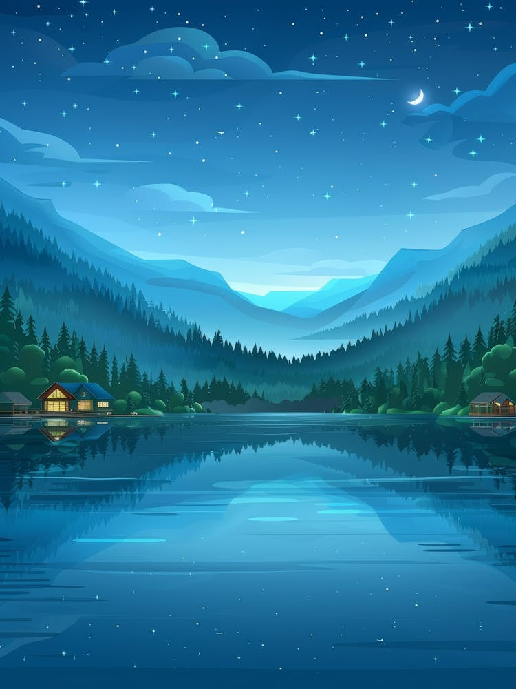 Night In The Mountains 2
