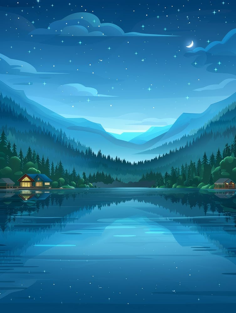 Night In The Mountains 2