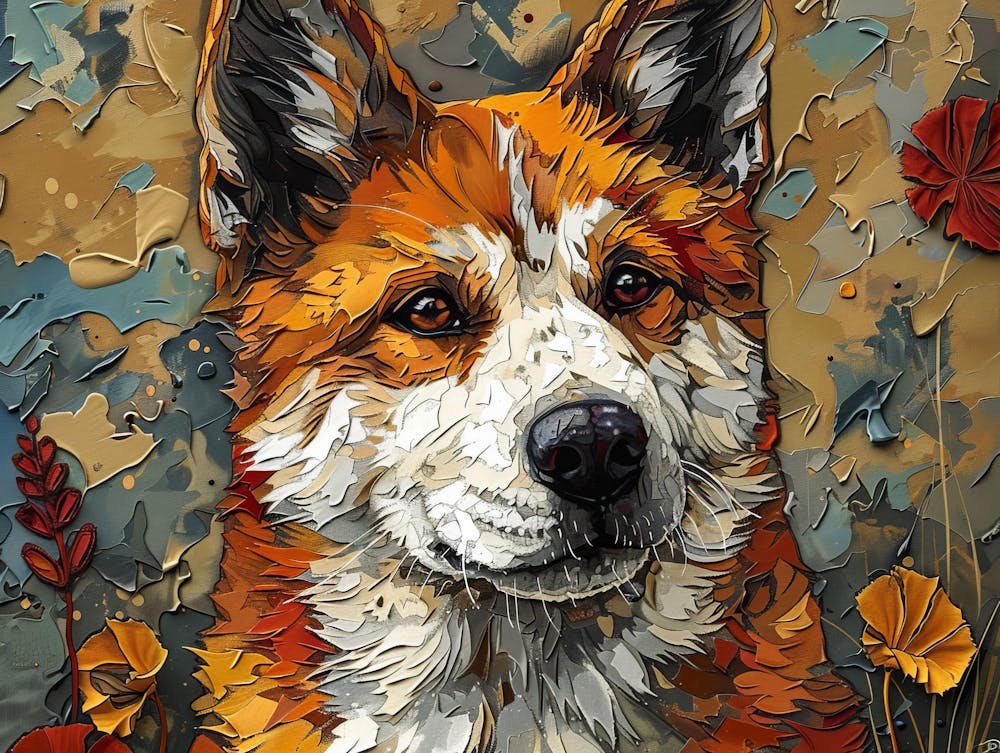 Akita Fine Art Portrait 1