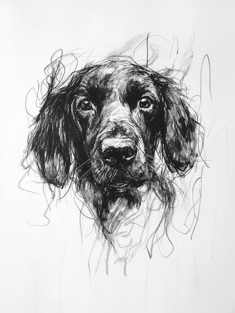Drawing Of An English Spaniel