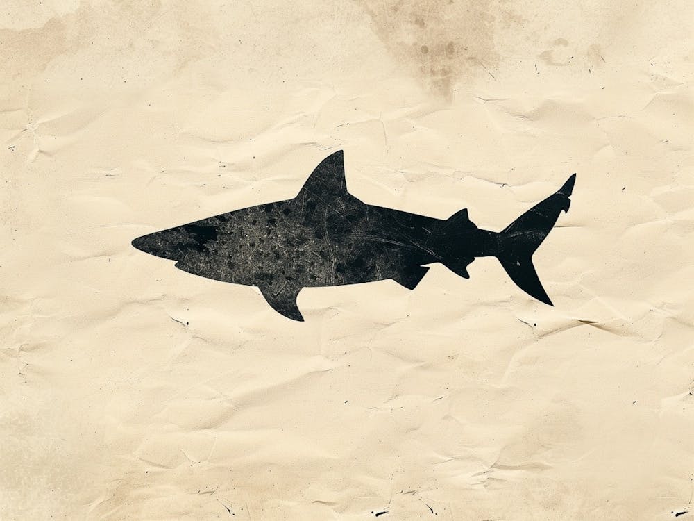 Angel Shark Silhouette 2