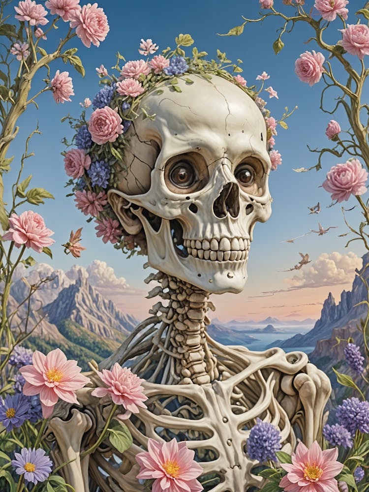 Floral Skeleton no1