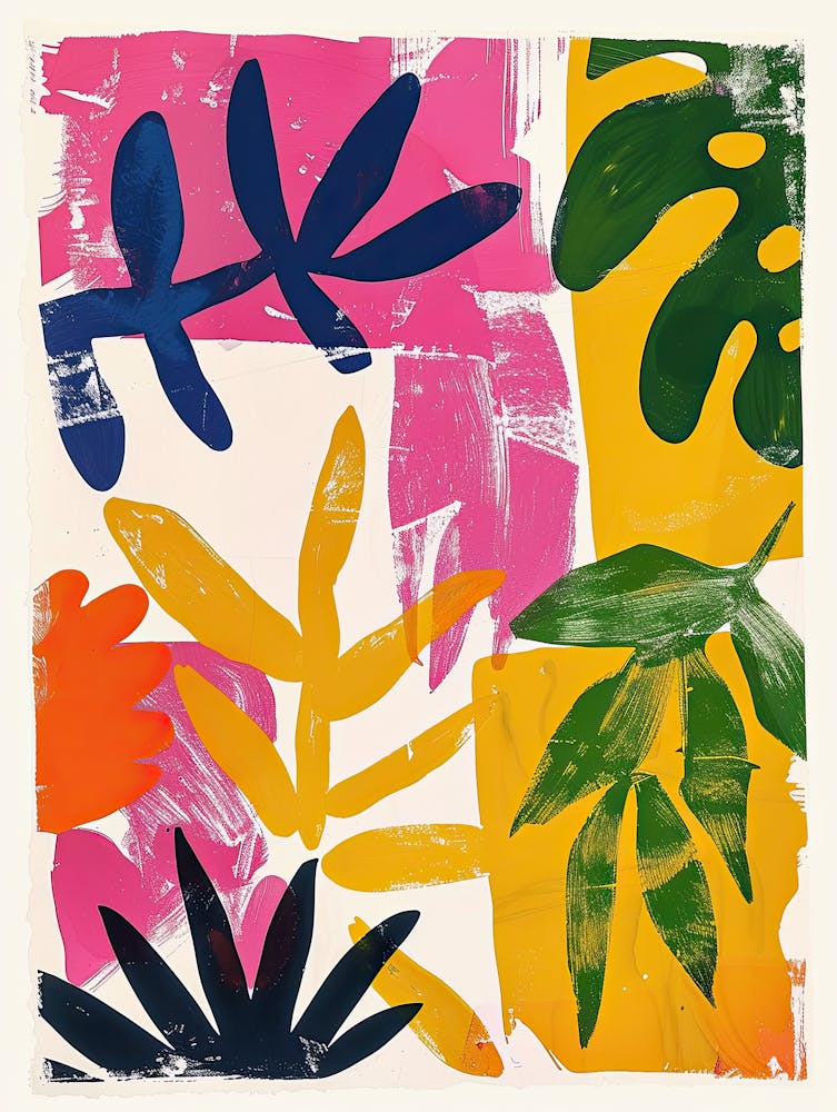 Wild Flourish Matisse Style