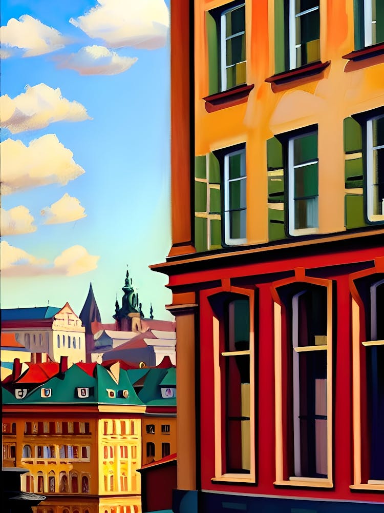 Prague Cityscape 1