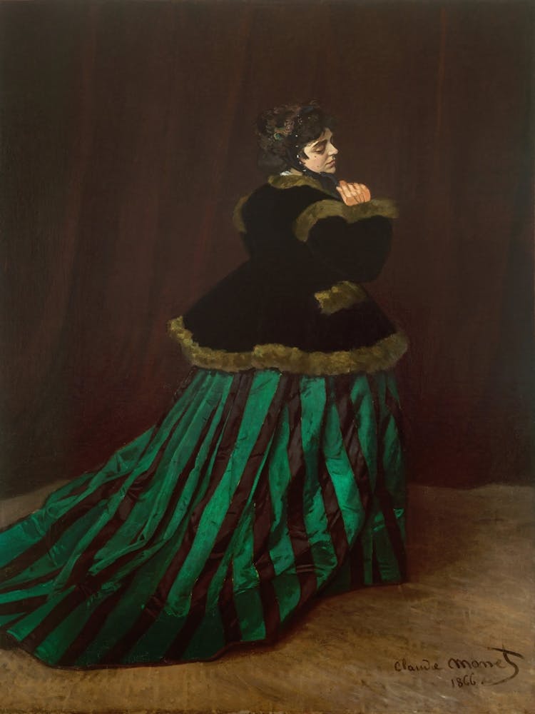 Camille (The Woman In The Green Dress) (1866)
