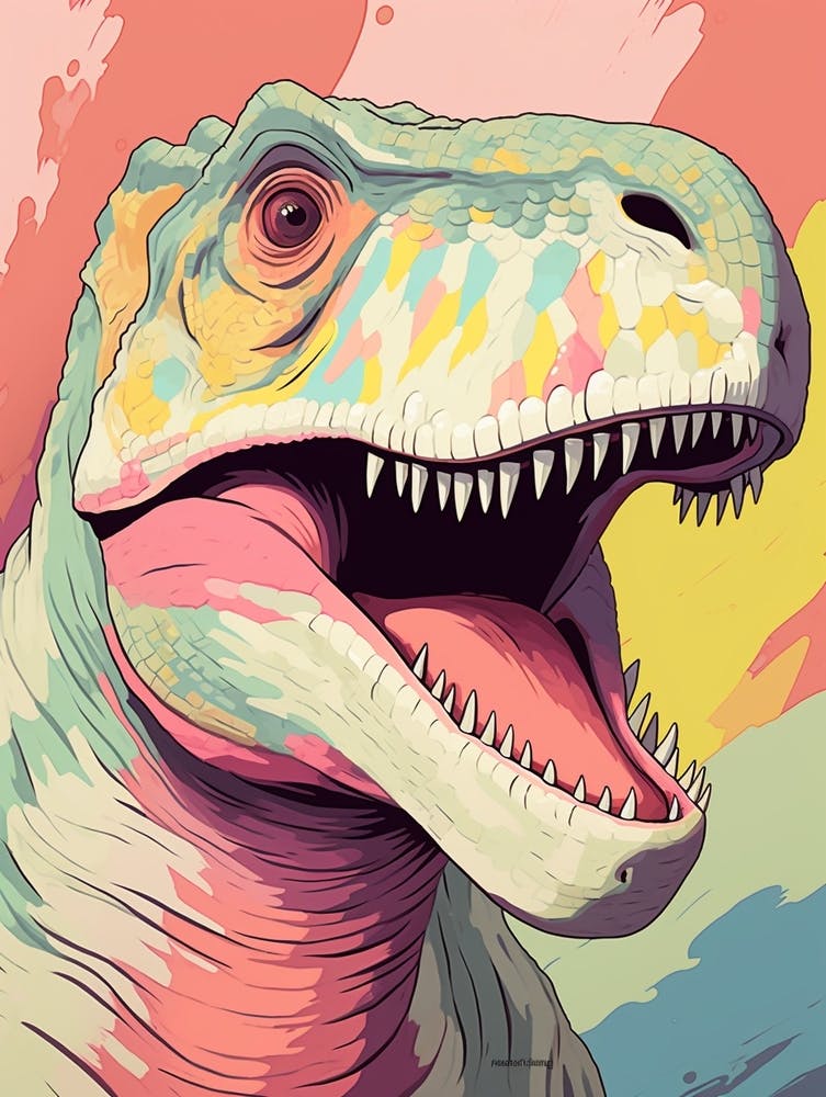 Colourful Dinosaur Iguanodon 6