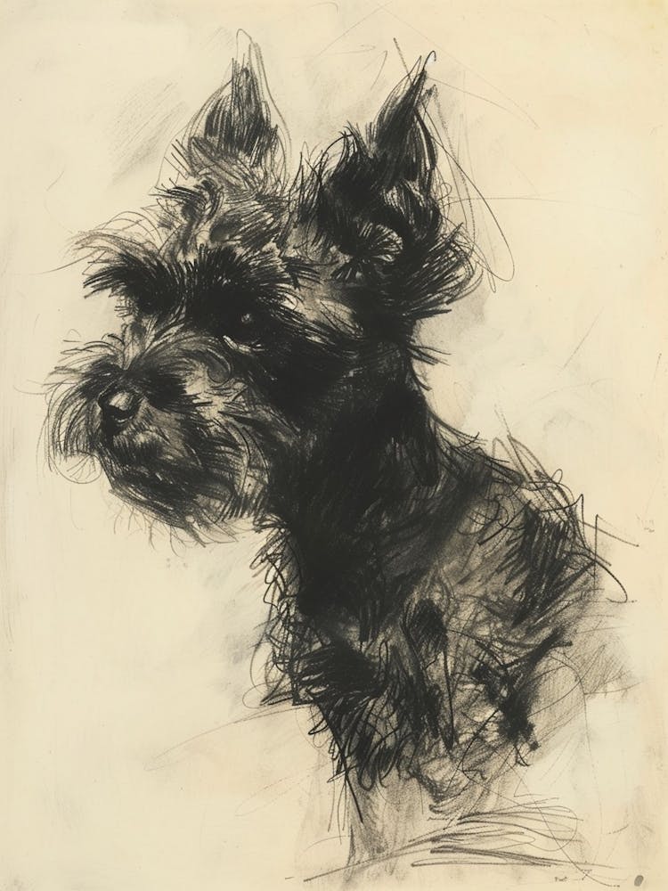 Pumi Dog Charcoal Line