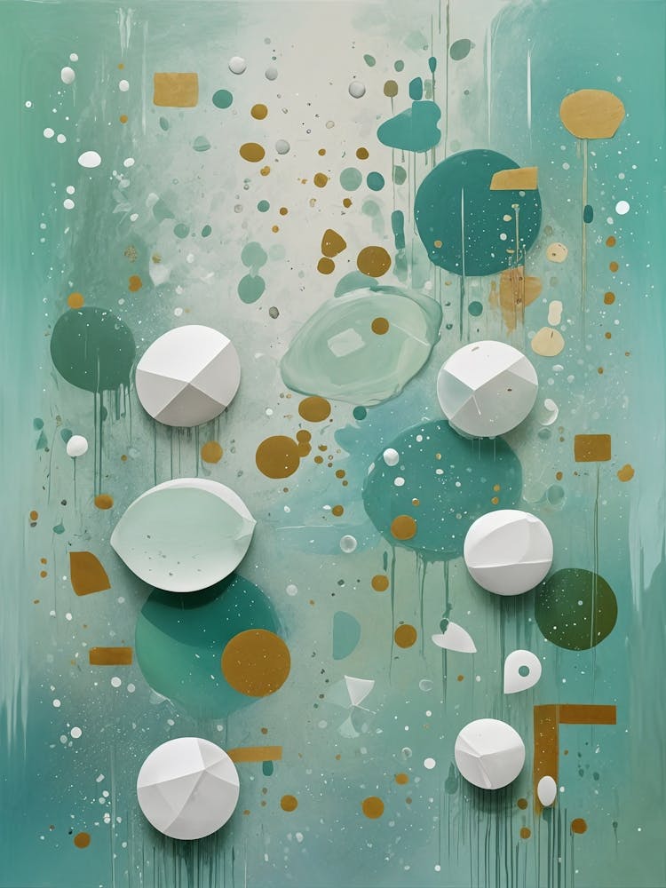 Abstract Ocean Blue no1