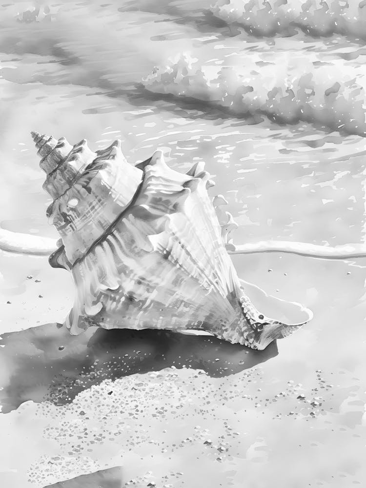 Seashell On The Beach