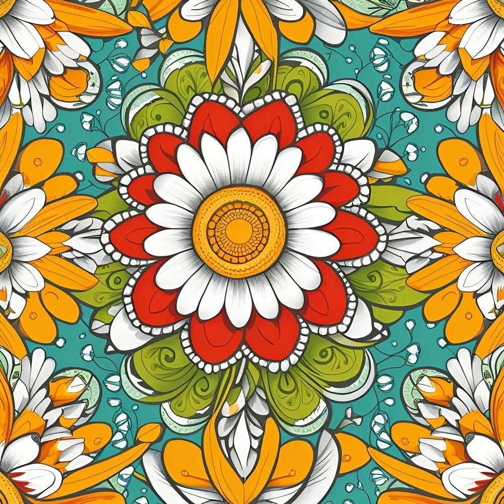Seamless Floral Pattern 9