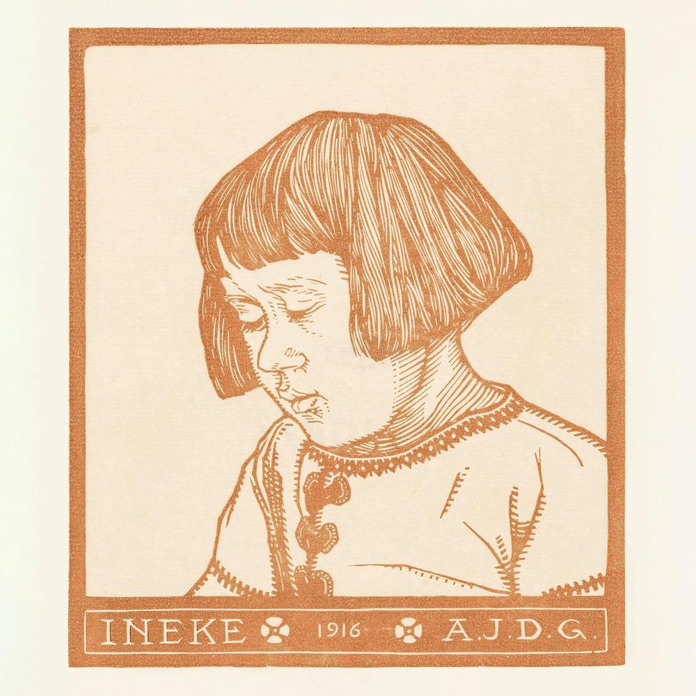 Portrait Of Ineke Broekman, Julie De Graag