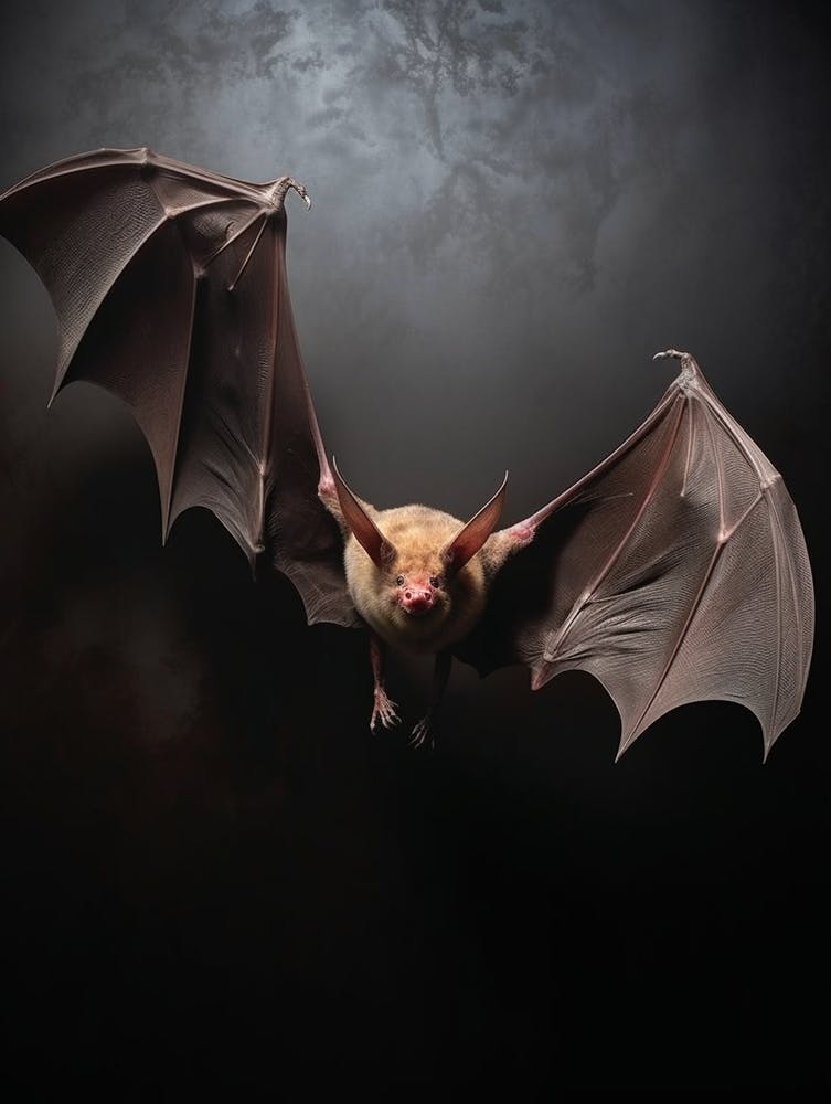 Bat Flying Illustration 1