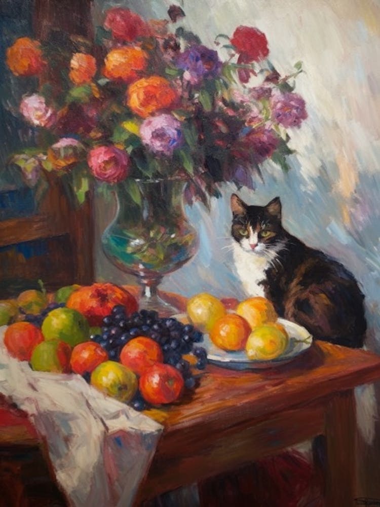 Iris With A Cat 2